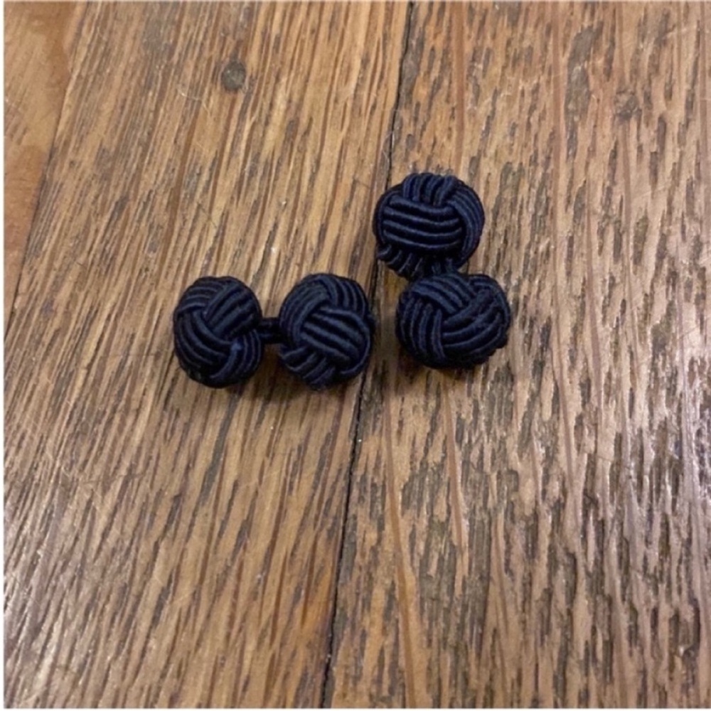 Black cufflinks